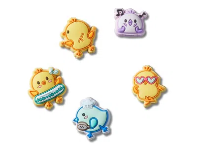 Crocs Kids'  Chicks Having Fun Jibbitz Set 5 Pack In Multi