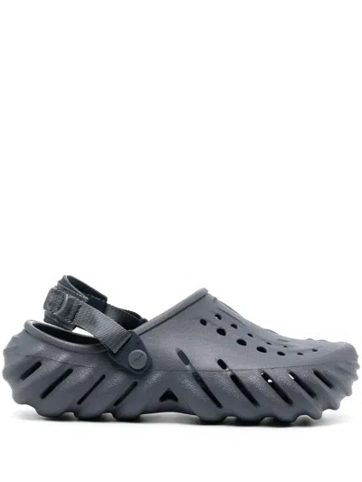 Crocs Chunky Sole Clogs In Gray