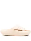 Crocs Gender Inclusive Mellow Luxe Recovery Slide Sandal In Neutral