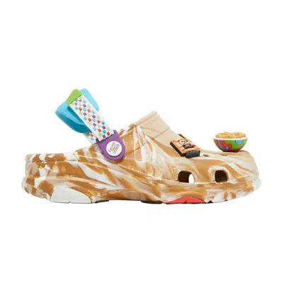 Pre-owned Crocs Cinnamon Toast Crunch X  Classic All-terrain Clog Kids | Brown | Kid's Size 5