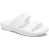 CROCS CLASSIC 206761-100 MEN'S WHITE COMFORT SLIDE SANDALS SIZE US 10 CRO240