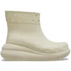 Crocs Classic 207946-2y2 Rain Boots Unisex Us 13 Bone Slip-on Waterproof Pow151 In White