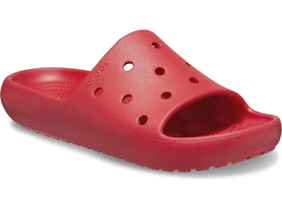 Crocs Classic 209401-6wc Sandals Unisex M10-w12 Red Open Toe Slip On Slide Ups68 In Pink
