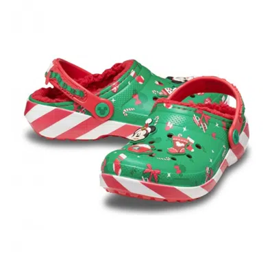 Crocs Kids' Classic 210815-90h Clog Green Round Toe Comfort Shoes Jax1238