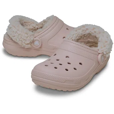 Crocs Classic 211396-6ur Clogs Men's Quartz Fleece Lined Slip On Shoes Jax903 In White