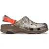 Crocs Khaki Realtree Edge All-terrain Clogs In Grey