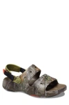 Crocs Khaki Realtree Edge Edition All-terrain Sandals In Walnut