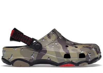 Pre-owned Crocs Classic Allterrain Clog Desert Camo Sneakers In Camouflage/tan