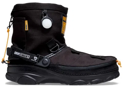 Pre-owned Crocs Classic Allterrain Clog Grip Swany Atmos Sneakers In Black/yellow