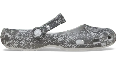 Crocs Classic Animal Ballet In Gray