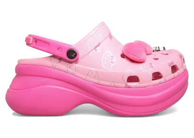 Pre-owned Crocs Classic Bae Clog Hello Kitty (women's) Sneakers In Pink
