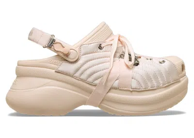 Pre-owned Crocs Classic Bae Clog Jean Paul Gaultier Corset (women's) Sneakers In Dew In Green