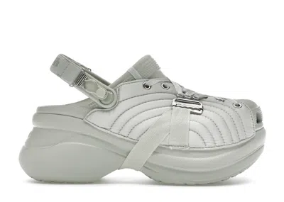 Pre-owned Crocs Classic Bae Clog Jean Paul Gaultier Corset (women's) Sneakers In Plaster In Gray