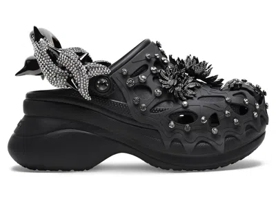 Pre-owned Crocs Classic Bae Clog Swarovski (women's) Sneakers In Black
