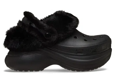 Pre-owned Crocs Classic Bae Lined Clog (women's) Sneakers In Black
