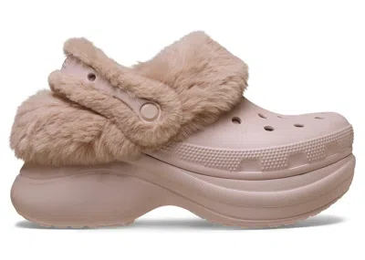 Pre-owned Crocs Classic Bae Lined Clog (women's) Sneakers In Quartz In Gray