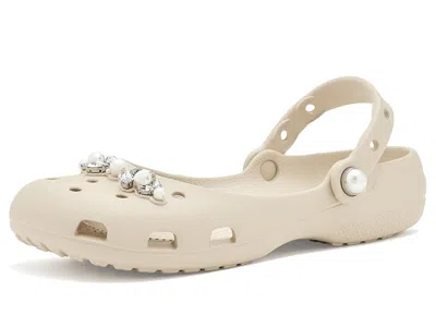 Crocs Classic Ballet, Ballet Slippers Women's Slip-on Dress Shoes Frappe: 11 M In Neutral