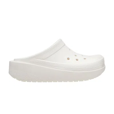 Pre-owned Crocs Classic Blunt Toe 'chalk' In White