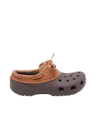 Crocs Classic Boat Shoe Coffee Cognac In Brown