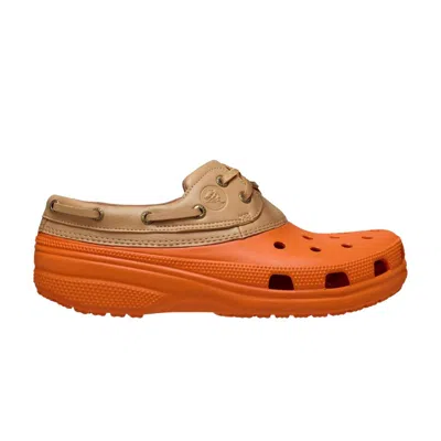 Pre-owned Crocs Classic Boat Shoe 'koi Fish' | Orange | Men's Size 7