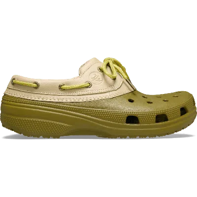 Crocs Classic Boat Shoe In Green
