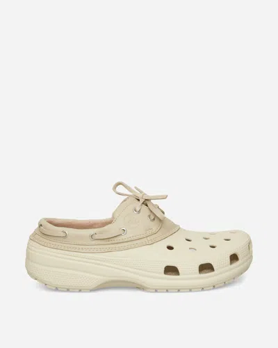 Crocs Classic Boat Shoes Bone / Moth In Brown