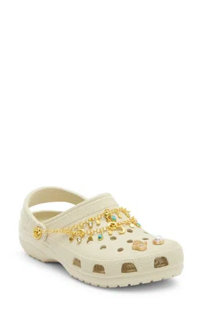 Crocs Classic Boho Babe Bone Clog In Neutral