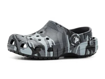 Crocs Classic Camo Clogs (toddler) Kids Shoes Black/slate Grey : 9 Toddler M, Eva