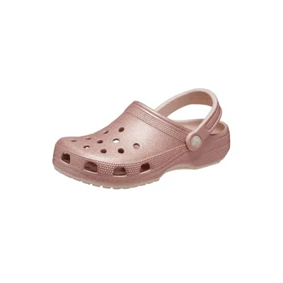 Crocs Classic Clog - Glitter Quartz Glitter 205942-6wv Men's In Pink