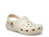 Crocs Solid Color Classic Clogs With Cut-out Details In Neutral