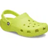 Crocs Unisex Classic Clogs In Neon Yellow In Acidity