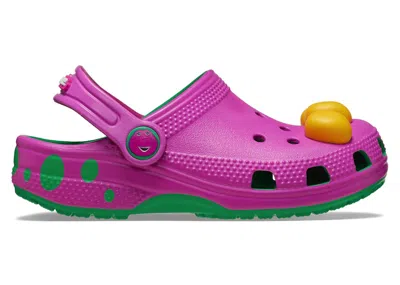 Pre-owned Crocs Classic Clog Barney Sneakers In Grass Green