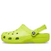 Crocs Unisex Classic Clogs In Neon Yellow In Yellow