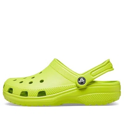 CROCS CROCS CLASSIC CLOG BEACH SANDALS 'GREEN'