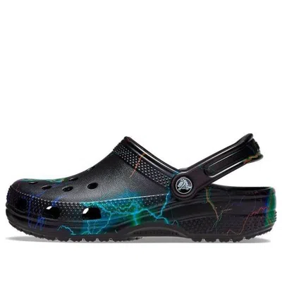 Crocs Classic Out Of This World Ii Clog In Black/lightning Bolts