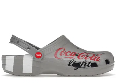 Pre-owned Crocs Classic Clog Cocacola Light Sneakers In Grey/red/white