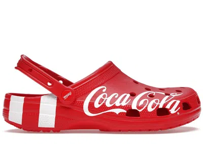 Pre-owned Crocs Classic Clog Cocacola Sneakers In Red/white In Multi