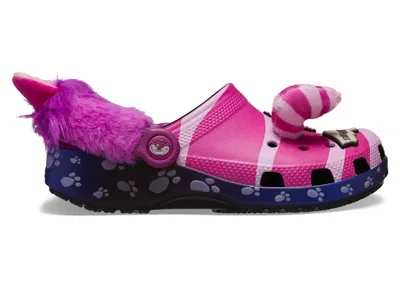 Pre-owned Crocs Classic Clog Disney Cheshire Cat (kids) Sneakers In Black