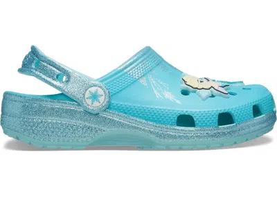 Pre-owned Crocs Classic Clog Disney Frozen Elsa Sneakers