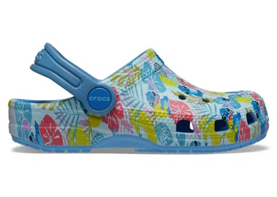 Pre-owned Crocs Classic Clog Disney Stitch Sneakers In Oxygen