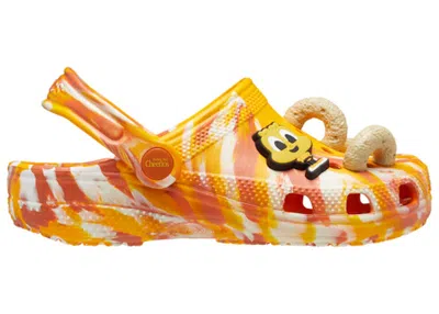 Pre-owned Crocs Classic Clog Honey Nut Cheerios Sneakers In Orange/white Honey Nut