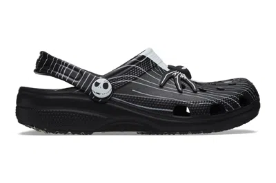 Pre-owned Crocs Classic Clog Jack Skellington Nightmare Before Christmas In Black/multi