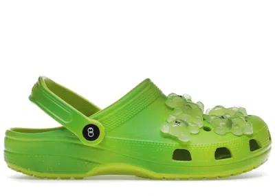 Pre-owned Crocs Classic Clog Lazy Oaf Gooey Bear Sneakers In Frosted Alien Green