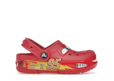 Pre-owned Crocs Classic Clog Lightning Mcqueen (kids) Sneakers In Red