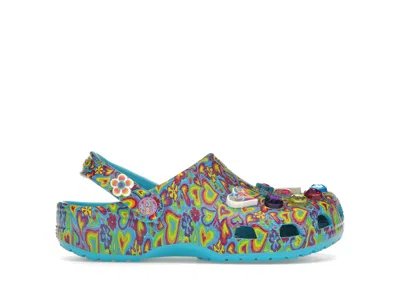 Pre-owned Crocs Classic Clog Lisa Frank (kids) Sneakers In Digital Aqua