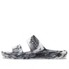 Crocs Classic Clog Marble Beach Sports Slippers Unisex White Black