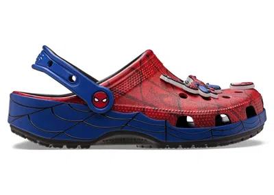 Pre-owned Crocs Classic Clog Marvel Spiderman Sneakers In Multi
