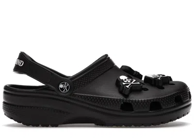 Pre-owned Crocs Classic Clog Mastermind Sneakers In Black/white In Multi