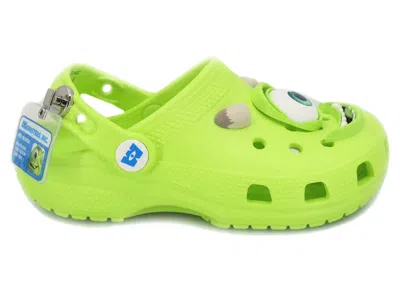 Pre-owned Crocs Classic Clog Monsters Inc. Mike Wazowski (kids) Sneakers In Green