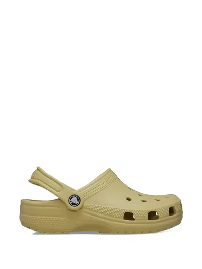 Crocs Kids' Classic Clog Mules In Yellow